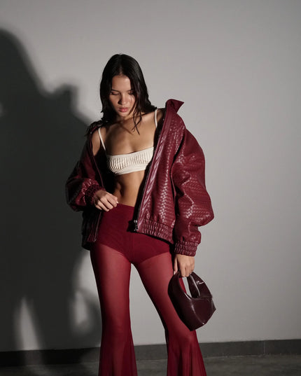 Carlos-Bordeaux Pants