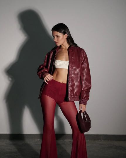 Carlos-Bordeaux Pants