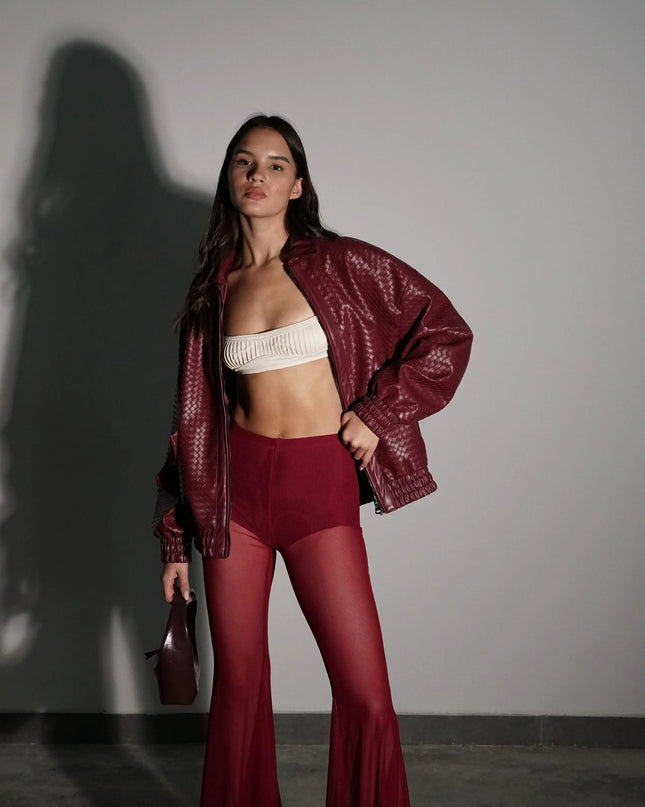 Carlos-Bordeaux Pants