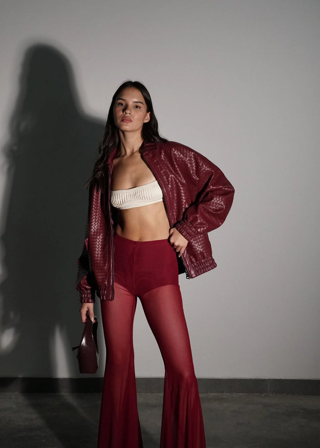 Carlos-Bordeaux Pants